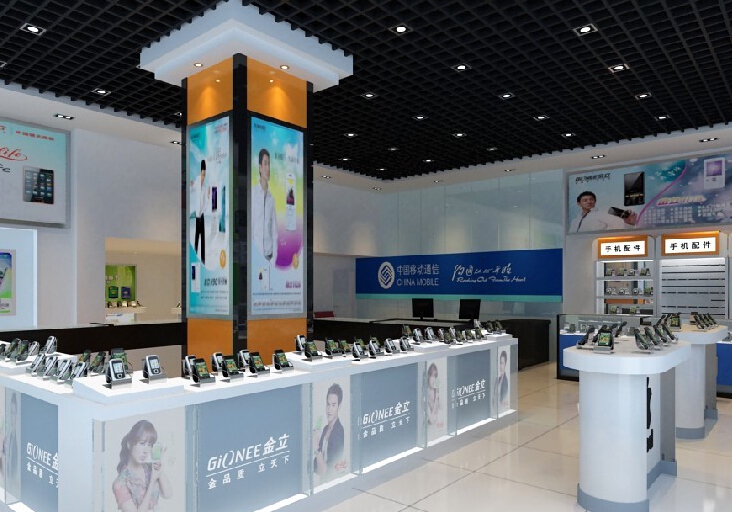 上海手機店鋪裝修效果圖(圖4)