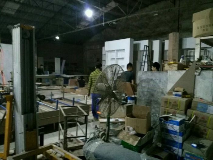 展會展臺裝修搭建工地現場(圖1)