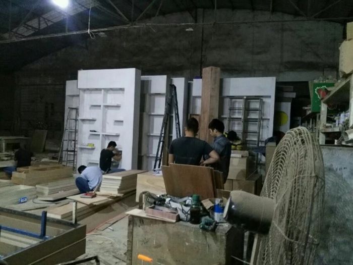 展會展臺裝修搭建工地現場(圖3)